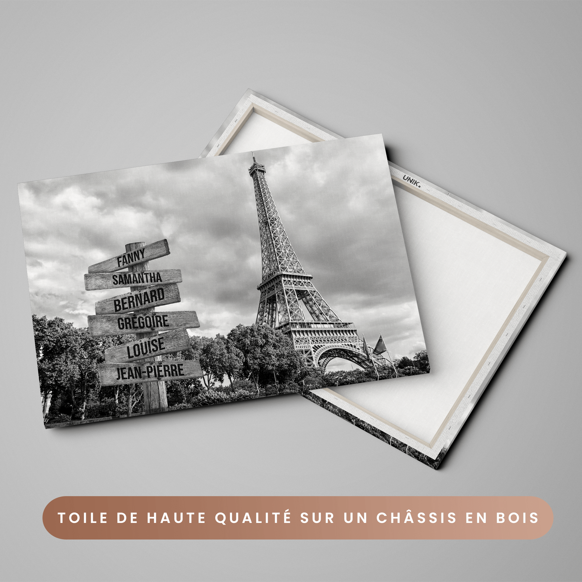 Unik® | Tableau Prénoms Personnalisable 