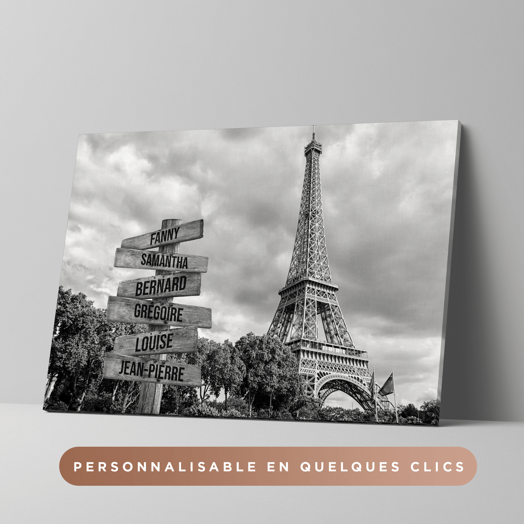 Unik® | Tableau Prénoms Personnalisable 