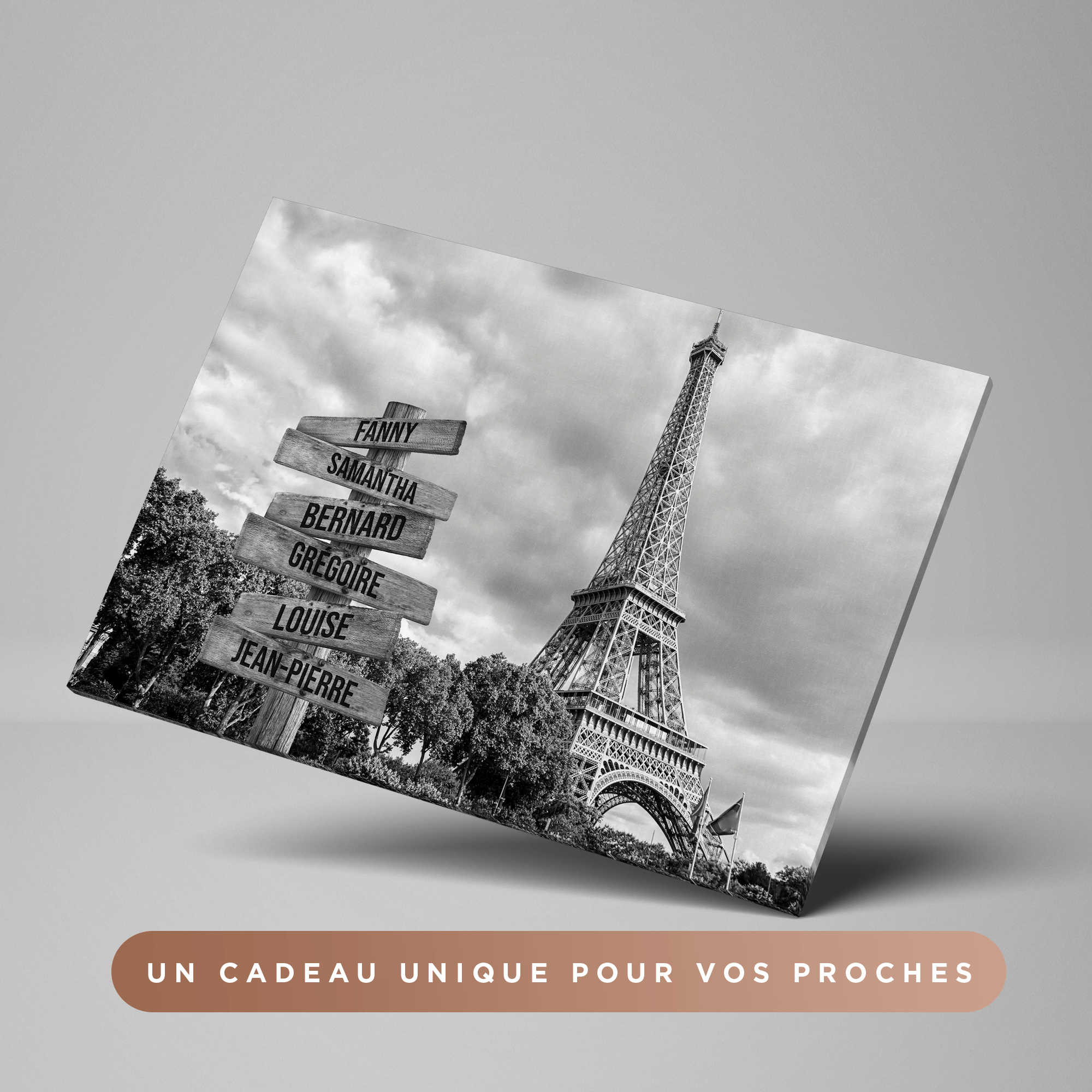 Unik® | Tableau Prénoms Personnalisable 
