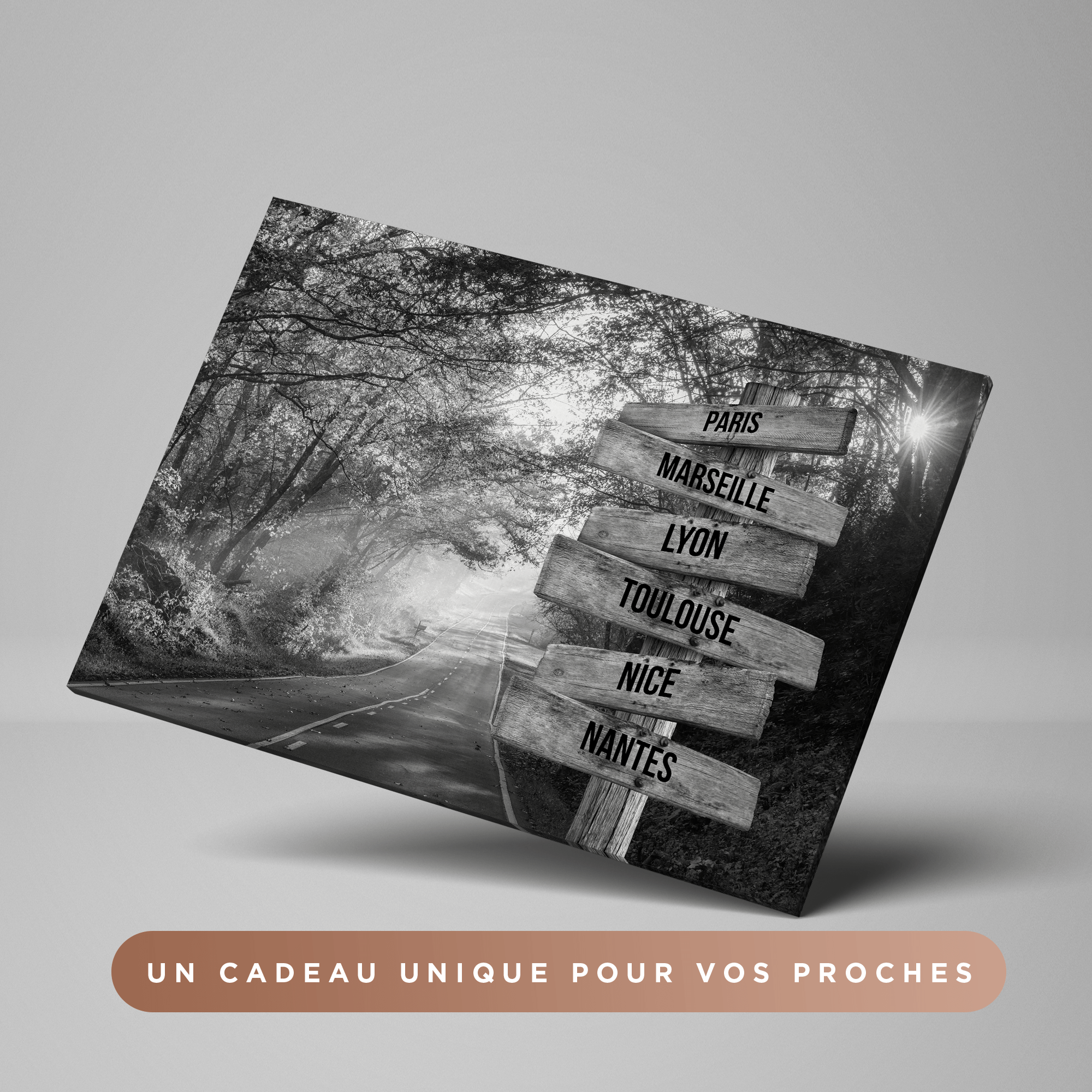 Unik® | Tableau Ville Personnalisable 